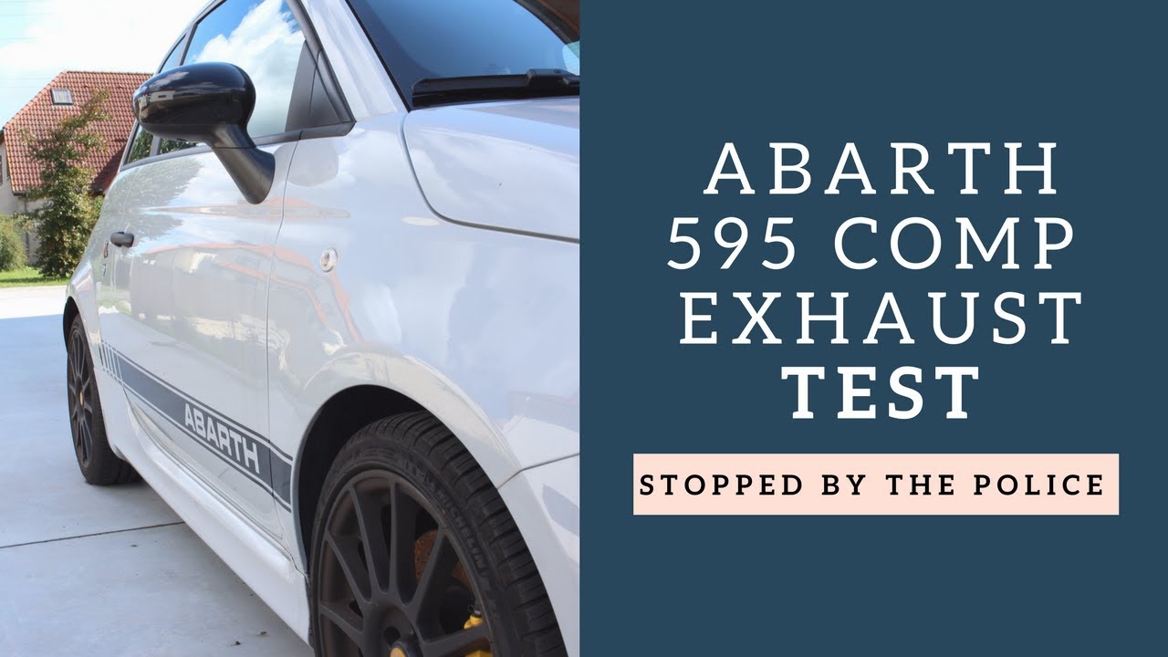 2017 Abarth 595 Competizione exhaust test failed