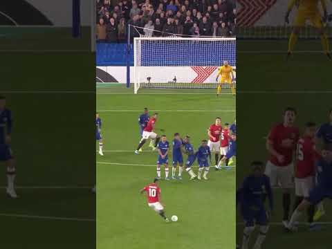 Rashford free kick vs Chelsea 🔥 #football #soccer