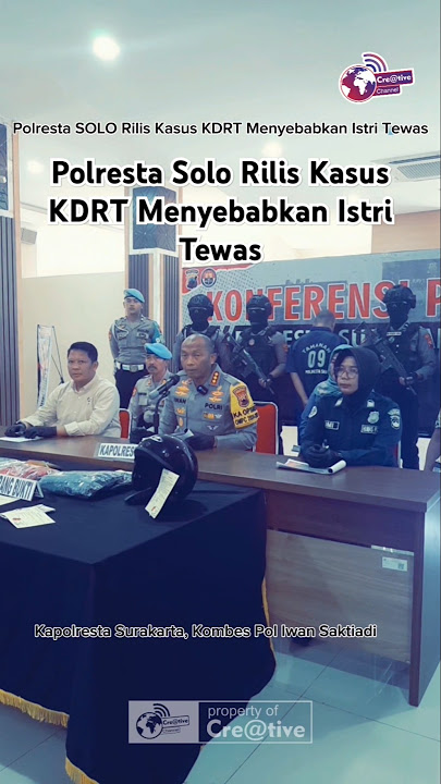 Polresta Solo Rilis Kasus KDRT Menyebabkan Istri Tewas #solo #rilis   #polrestasurakarta