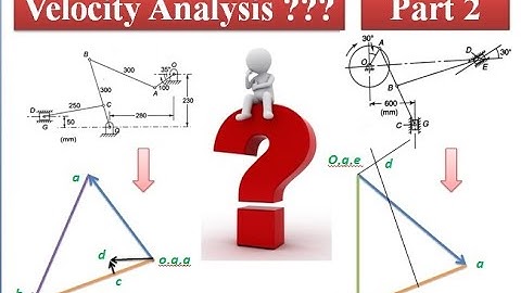 Velocity analysis - Part 2 |Graphical Method| MOM | KTU Module 1