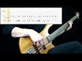 Metallica  master of puppets bass cover play along tabs in