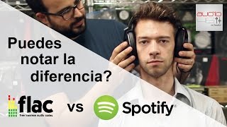 SPOTIFY vs FLAC Escucha a ciegas. Puedes notar la diferencia?