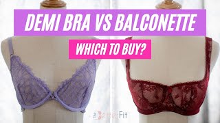 Demi Bra vs Balconette Bra (What the Heck are the Differences