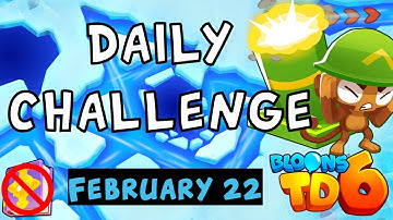 Bloons TD 6 Daily Challenge | Super Monkey Rush | No Hero No MK No Powers | February 22 2023