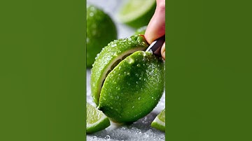 Lemon Cutting ASMR 🍋 | Super Crisp & Satisfying Slice! #Shorts