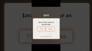 Quiz app using html css&javaScript #quiz  #javascript #html #css #shorts screenshot 2