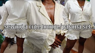 sewing a cute pajama set + venting about sewing patterns | EP 029