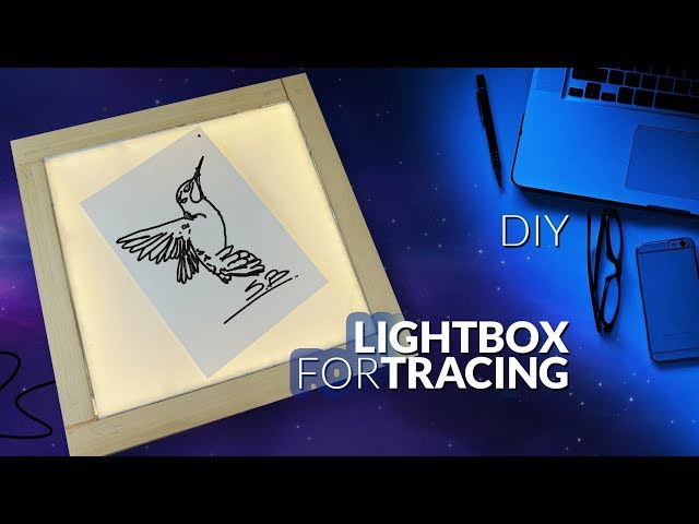 IKEA Hack: How to Make a DIY Lightbox for Tracing on the Cheap - ManMadeDIY
