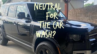 Taking the Land Rover Defender Through an Automatic Car Wash