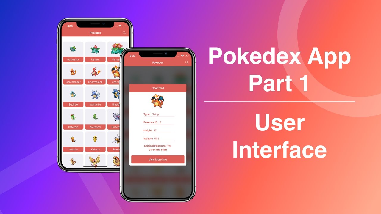 How To Build A Pokedex App Pt 1 | User Interface | Swift 4 - YouTube