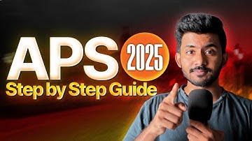 How to APPLY for the APS certificate in 2025 - Complete Guide