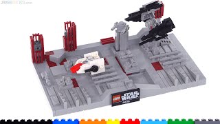 Lego 10143 Death Star II Stop motion Assembly 3d