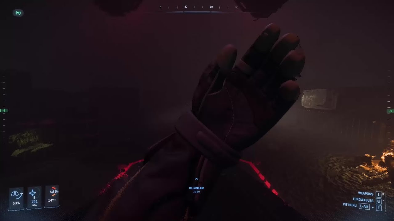 Ominous Red Light at Watcher's Depot in Pyro - Star Citizen