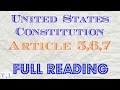 Amending the Constitution: Insights from Articles V and VI