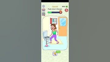 Flush down the gun: HideMyproof 😍 Android X iOS #shorts