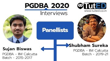 TUTED |IIM-C PGDBA Interview Preparation| PGDBA 2020 | Panel 04
