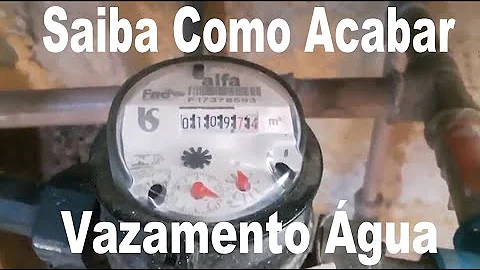 Como descobrir cano furado no chão?