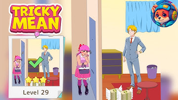 Tricky Mean – Level 29 let’s get messed up Guide & Answers | Mobile Gameplay Walkthrough