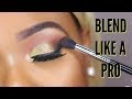 HOW TO BLEND EYESHADOW LIKE A PRO FOR BEGINNERS | OMABELLETV