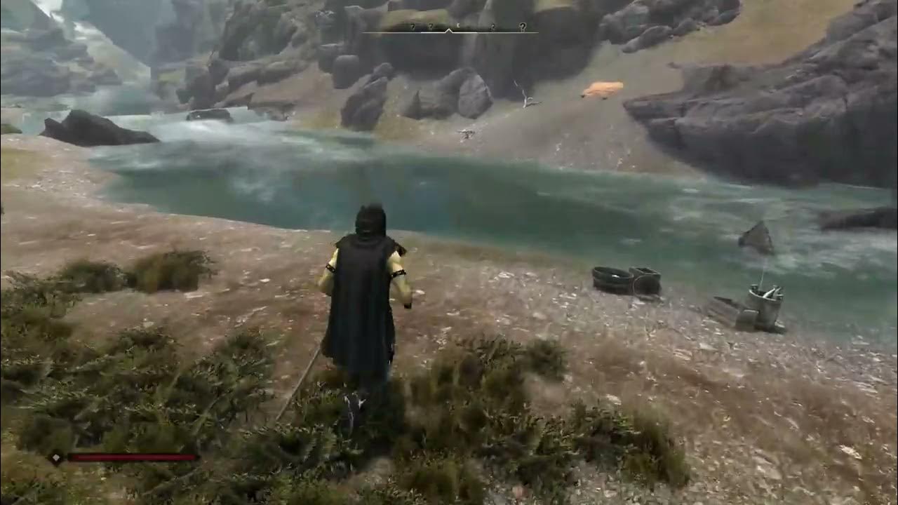 Skyrim run, it's the courier! YouTube