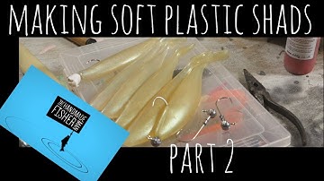 Making soft plastic shad lures part 2