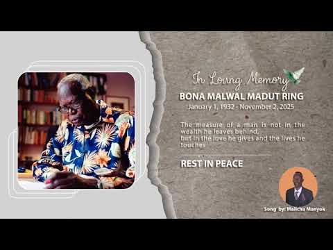 In Loung Memory Of Baba Malual Madut Ring By Malicha Manyok