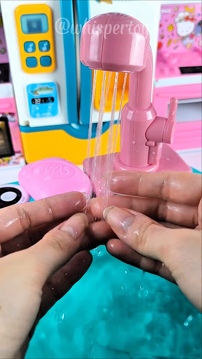 Satisfying with Unboxing & Review Miniature Kitchen Sini | ASMR Video no music #asmrtoys #toys