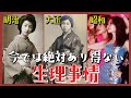 今ではあり得ない明治・大正・昭和時代の生理事情