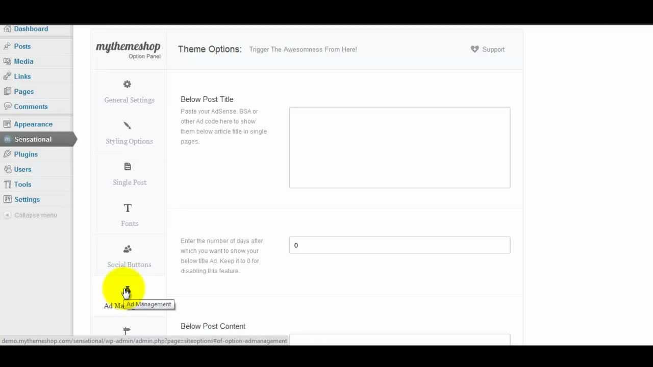 MyThemeShop - WordPress Options Panel Tutorial - Part 1