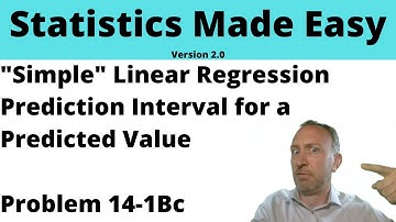 Statistics Module 14 V2 - Simple Linear Regression, Problem 14-1Bc