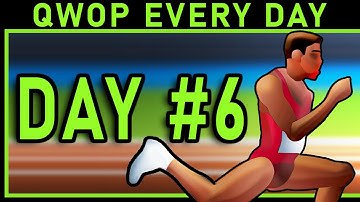 Playing QWOP Every Day Until I Get The World Record - Day 6
