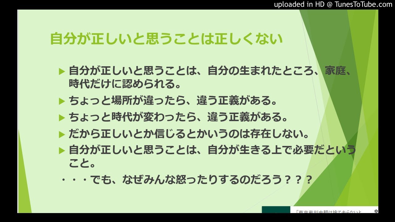 随想10 自分が正しいと思うことは正しくない 武田邦彦 中部大学