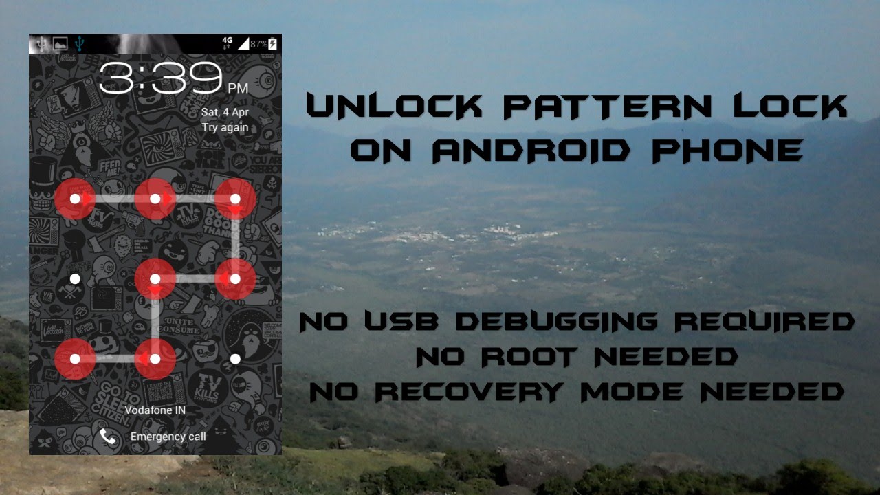 Unlock Pattern Lock On Any Android Device No Usb Debugging Required