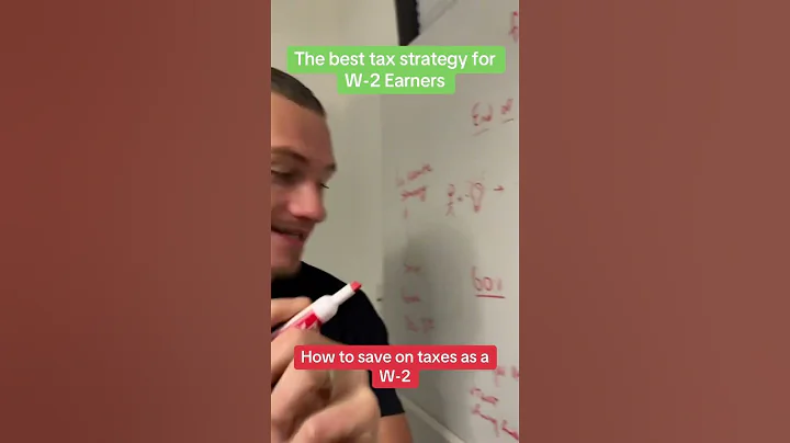 How to save on taxes as a W-2 #tax #wealth #moneytok