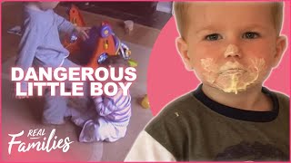 Little Boy Is Injuring His Baby Sister | House Of Tiny Tearaways S4 EP9 | Real Families