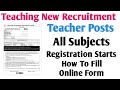 #Teaching New Recruitment Update* Teaching Recruitment All Subjects Recruitment