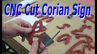 Famous CNC Routed Solid Surface Sign Profile