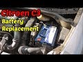 How to Replace the Battery at the Citroen c3 | Citroen C3 DIY