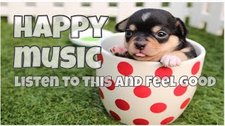 HAPPY MUSIC | CUTE ANIMALS BACKGROUND| RELAXING MUSIC