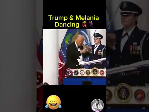Donald Trump Dancing With Melania Melaniatrump Donaldtrump Trumpnews Trump Trump2025 Usa
