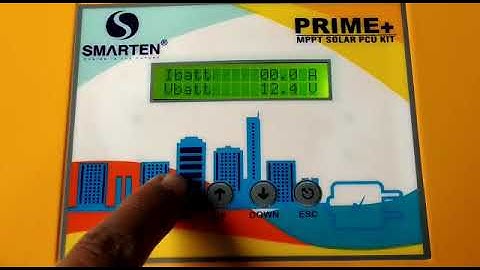 Smarten Prime+ Mppt Controller Setting