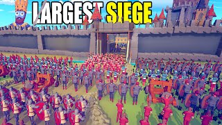 The Largest MEDIEVAL CASTLE SIEGE Ever in TABS! screenshot 2