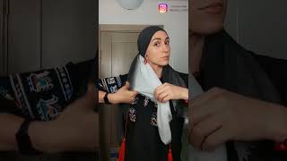 Turban tutorial #314 Ідея для палантина з двома кольорами