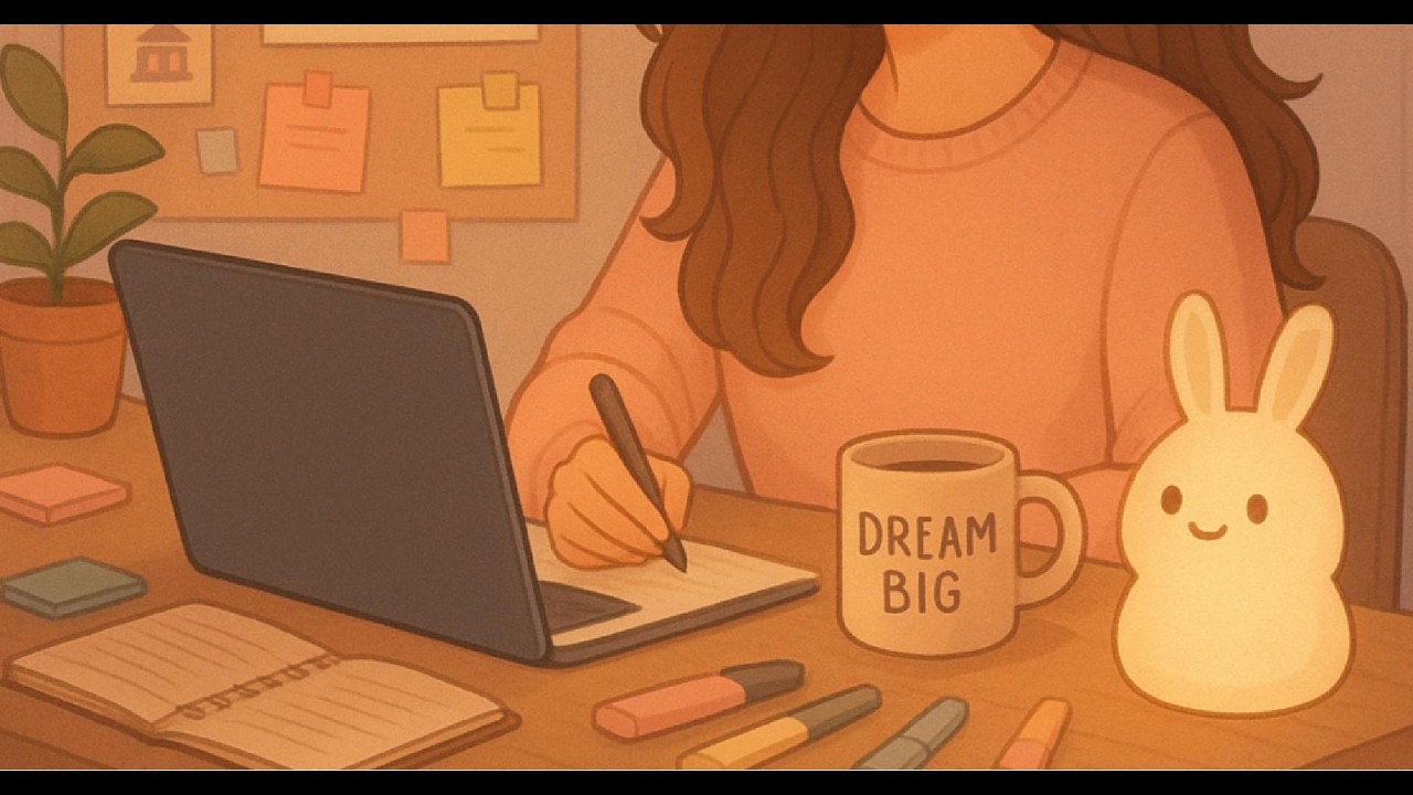 1.5 Hour Cozy Study With Me ☕🔥 | Fireplace Ambience for Deep Focus & Productivity