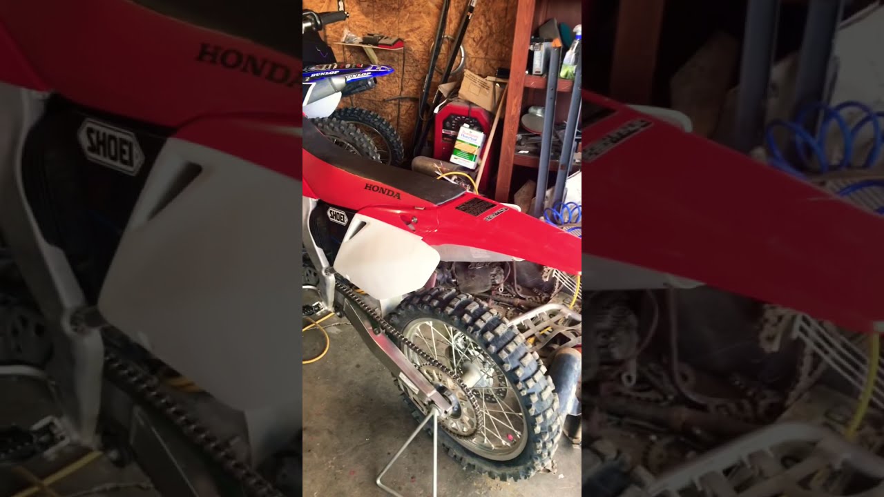 CRF250R Rev limiter 👌 YouTube