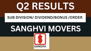 Sanghvi Movers Q2 Results 2026 Sanghvi Movers Results Today Sanghvi Movers Share Latest New