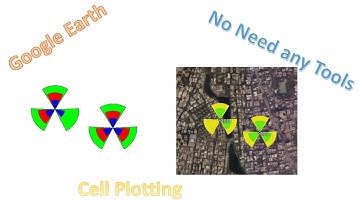 How to plot cells/sites in Google Earth | #googleearth #Mapinfo