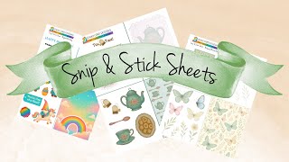 🎂 FREE Magical Birthday Printable! Snip & Stick Template   Easy 5-Minute Card Idea!