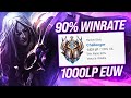 How This EUW Player Reached 1000LP With A 90% Winrate (118W-13L)