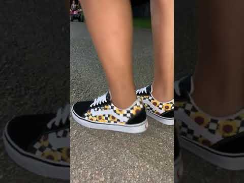 tênis vans girassol